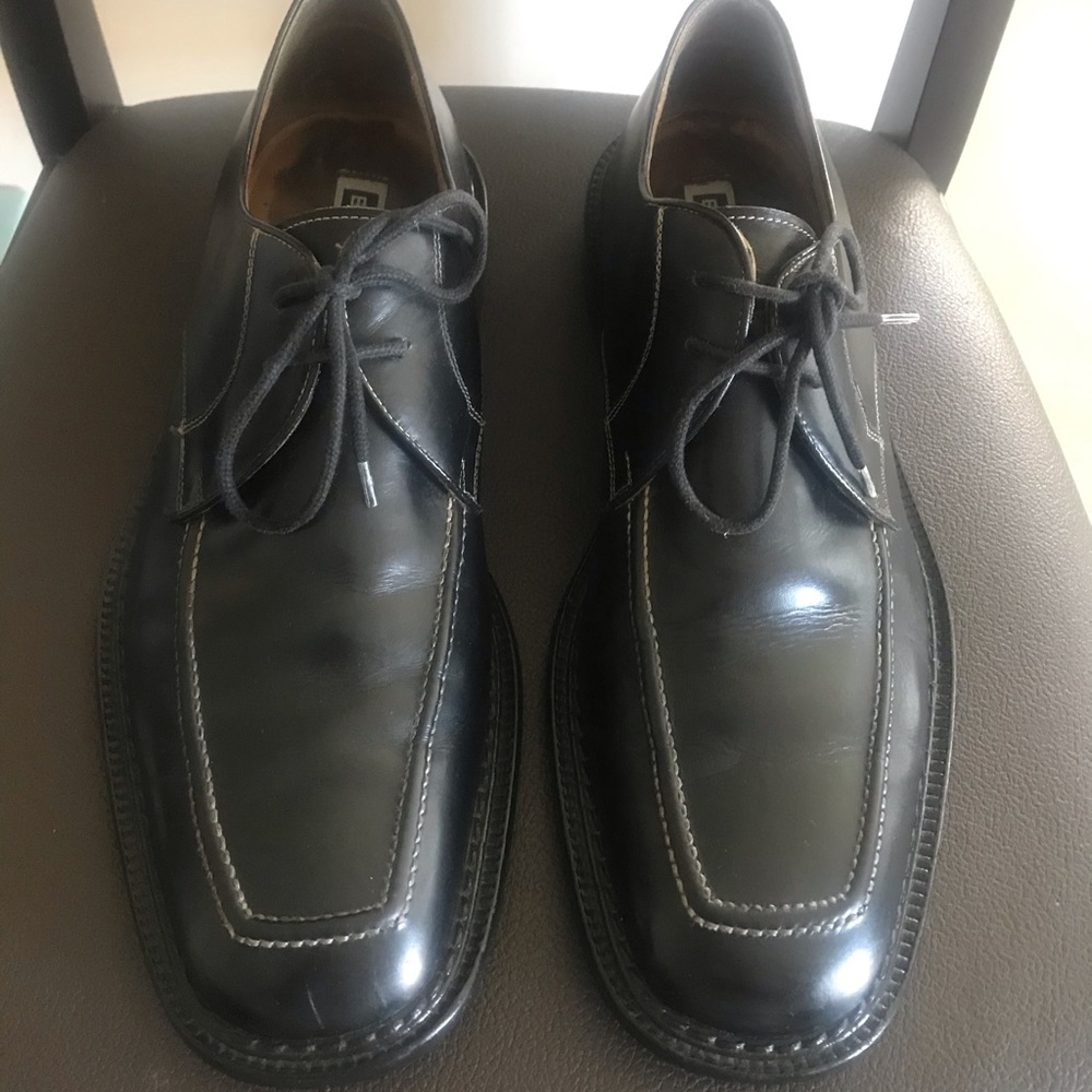 Bachrach Black Oxford Mens Shoes